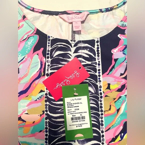NWT Lilly Pulitzer Ophelia Dress Size XL - Picture 5 of 10